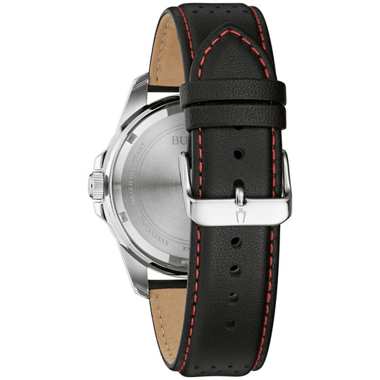 Bulova Sport Rugged de hombre correa de cuero – 96B438