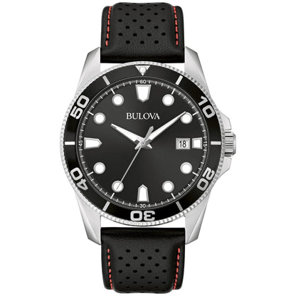 Bulova Sport Rugged de hombre correa de cuero – 96B438
