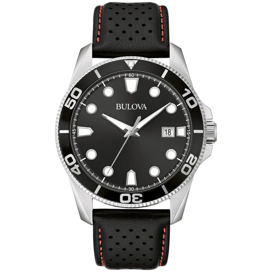Bulova Sport Rugged de hombre correa de cuero – 96B438