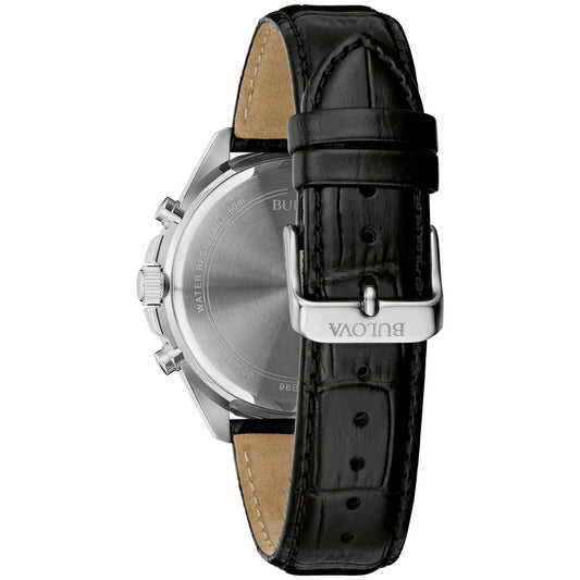 Bulova Classic de hombre pulsera de piel 40 mm – 96B450