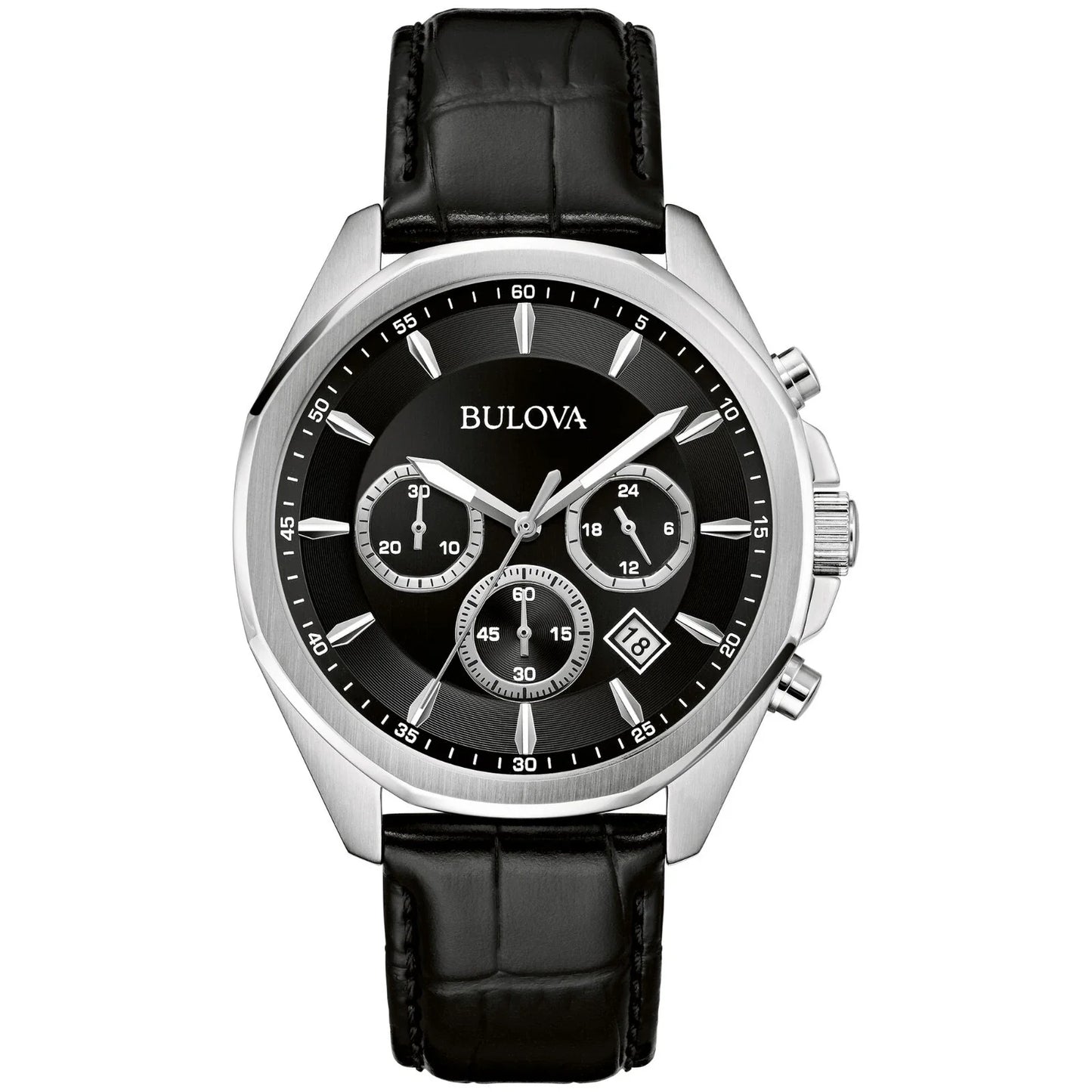 Bulova Classic de hombre pulsera de piel 40 mm – 96B450
