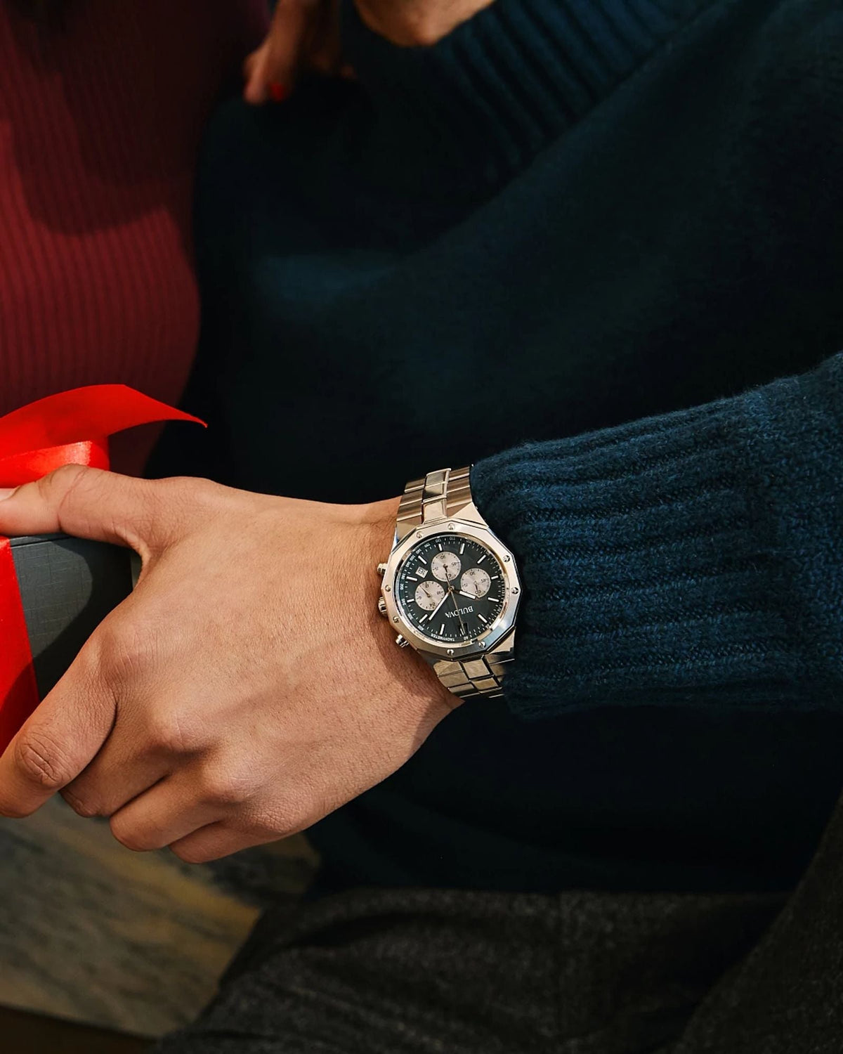 Bulova Prestige de hombre banda de metal 40 mm – 96B459