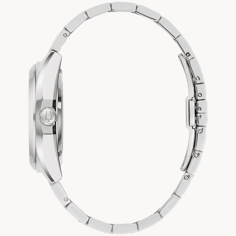 Bulova Surveyor 96B469 de hombre correa de metal