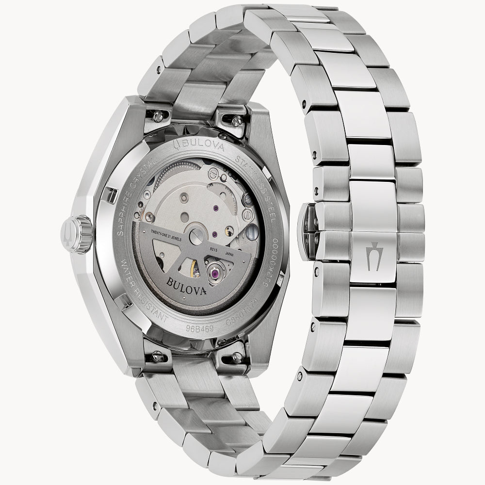 Bulova Surveyor 96B469 de hombre correa de metal