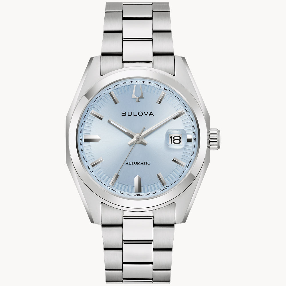 Bulova Surveyor 96B469 de hombre correa de metal