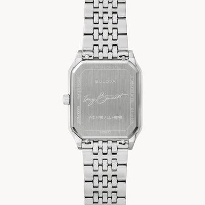 Bulova Tony Bennett de hombre correa de metal – 96B471
