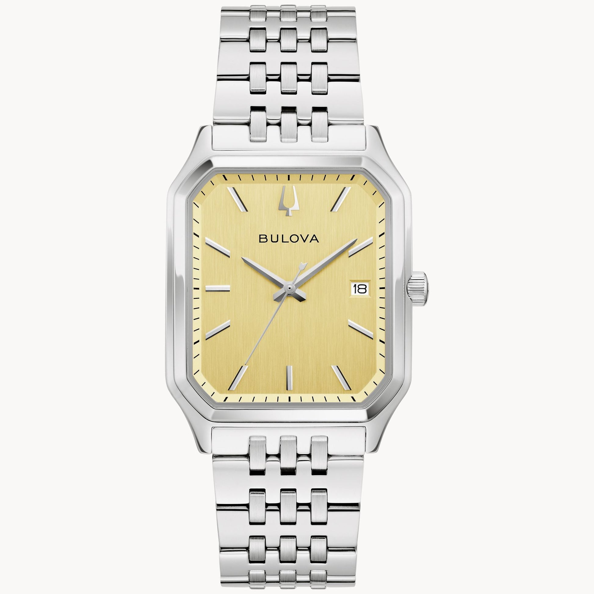 Bulova Tony Bennett de hombre correa de metal – 96B471