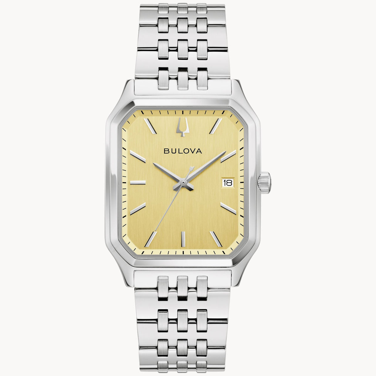 Bulova Tony Bennett de hombre correa de metal – 96B471