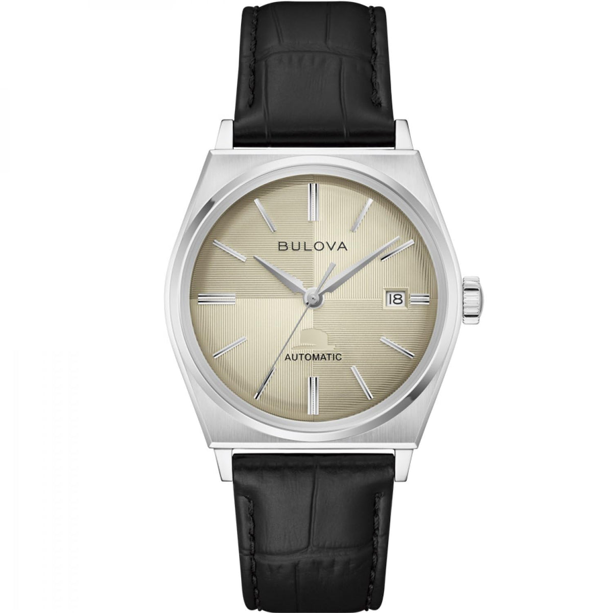 Bulova Classic Frank Sinatra de caballero correa de cuero – 96B483
