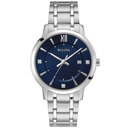 Bulova para caballero pulsera de metal – 96D152