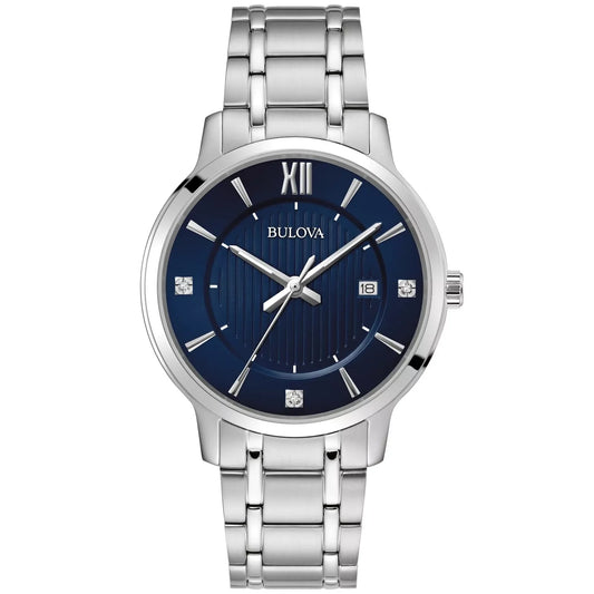 Bulova para caballero pulsera de metal – 96D152