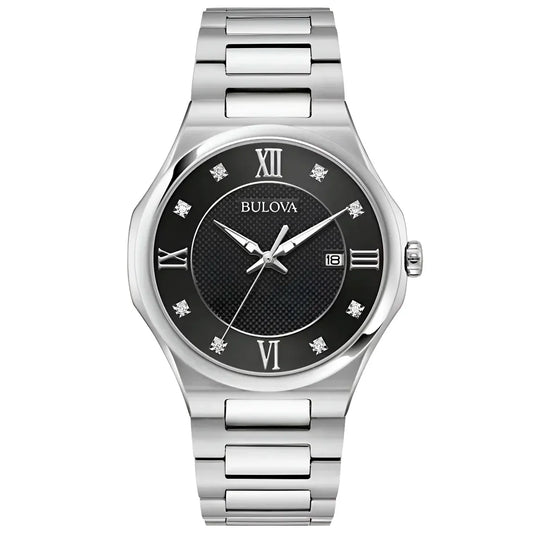 Bulova Diamond de hombre pulsera de metal – 96D156