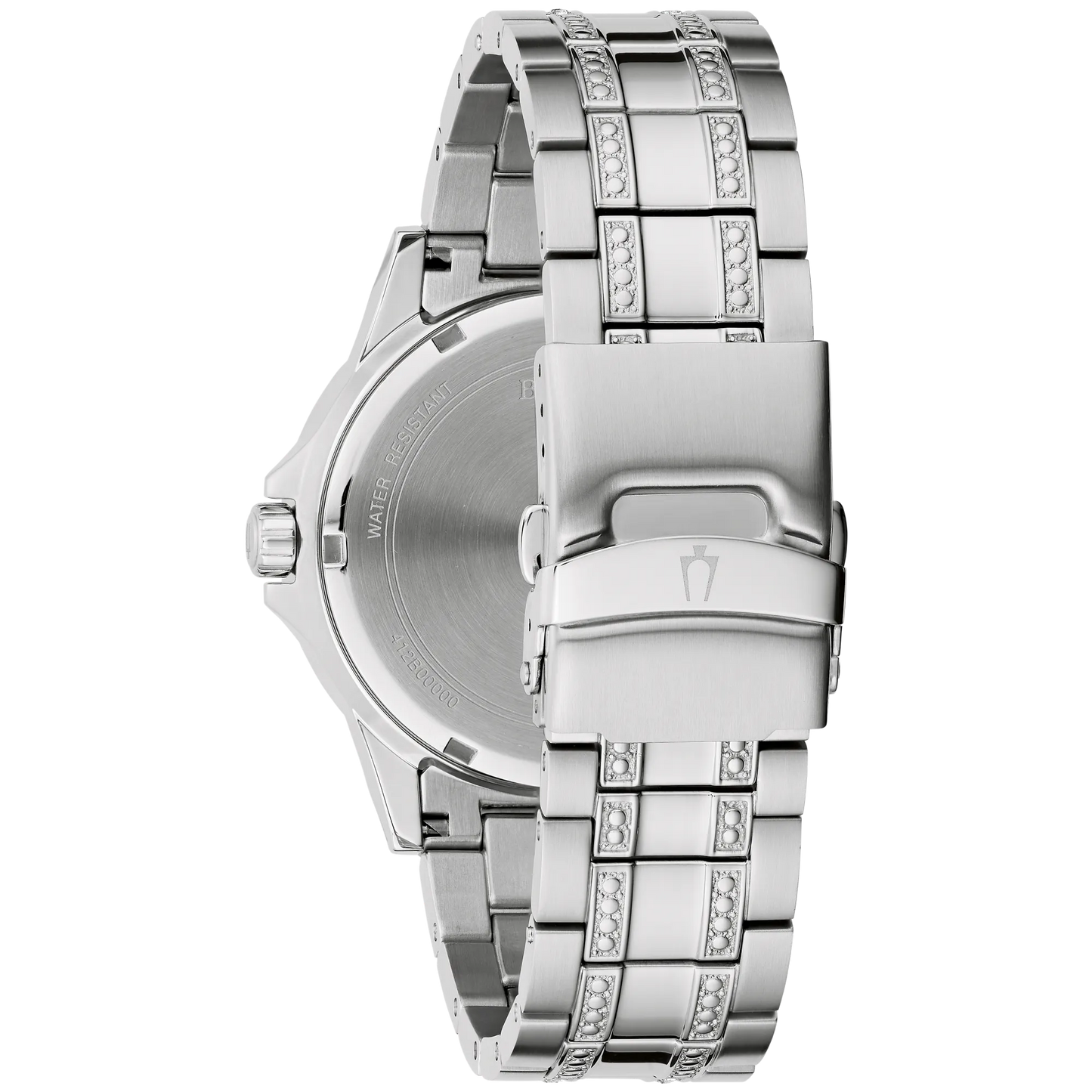 96K114 Reloj Bulova Crystal de hombre correa de metal