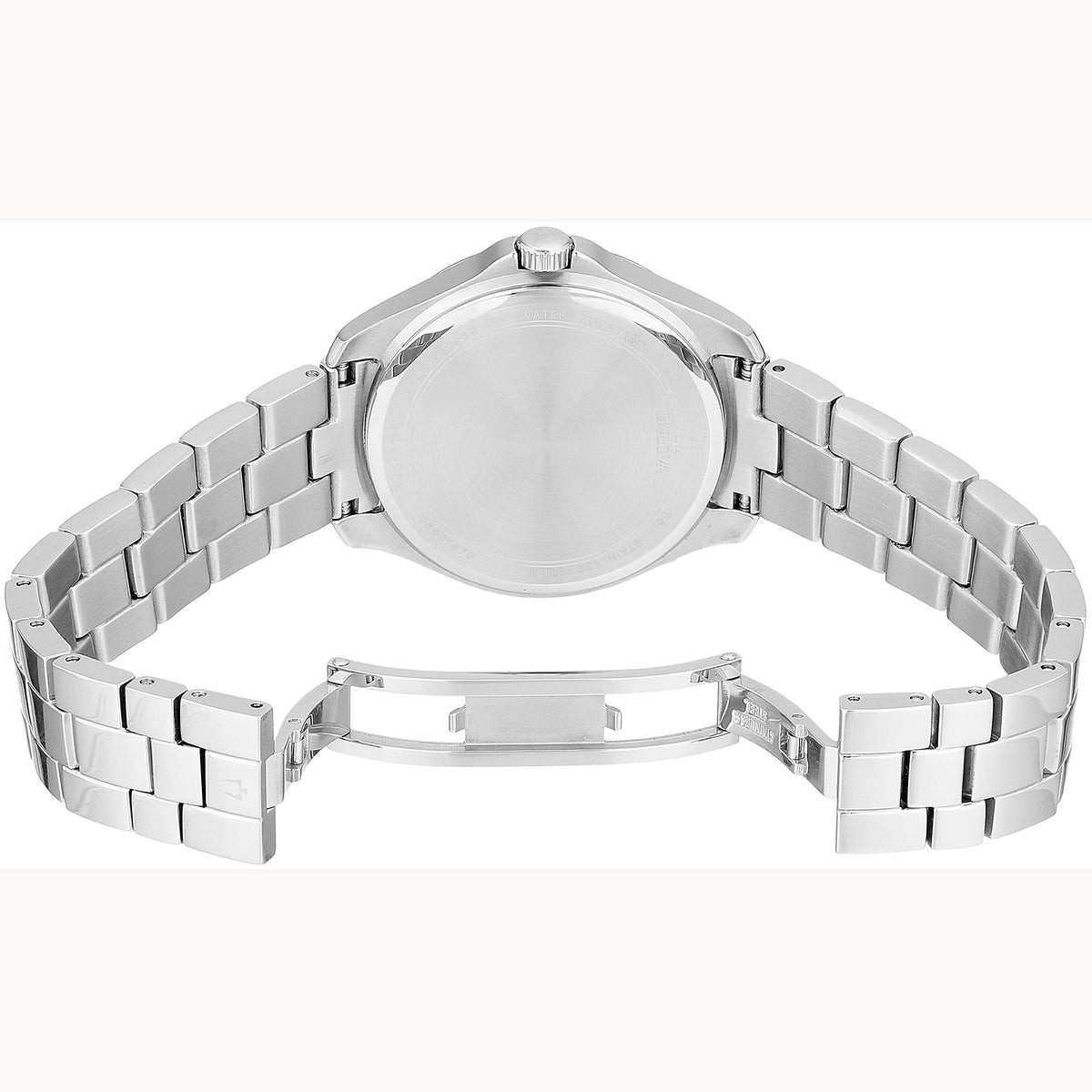 Bulova Crystal de dama pulsera de metal – 96L236