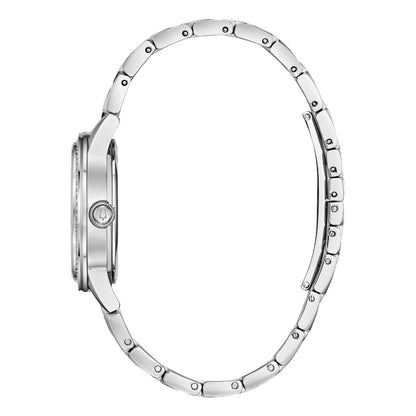 96L260 Reloj Bulova Crystal de dama correa de metal