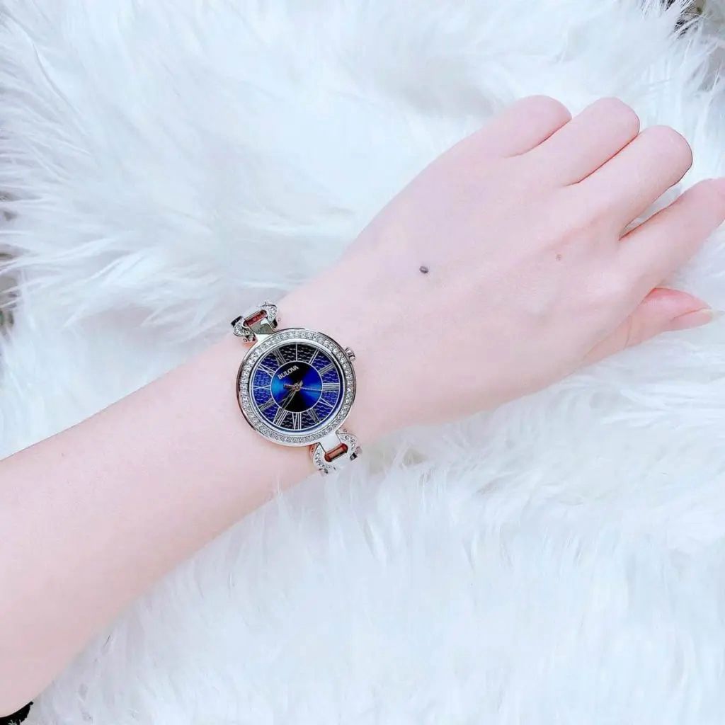 Bulova de dama pulsera de metal – 96L303