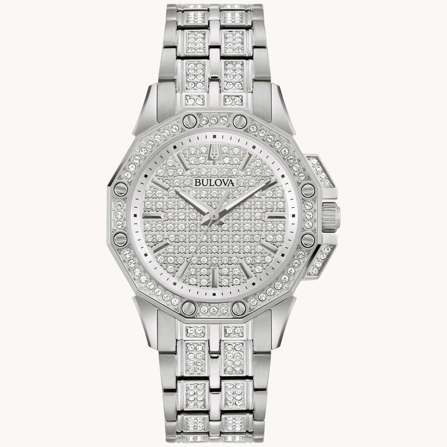 96L305 Reloj Bulova Octava de dama correa de metal