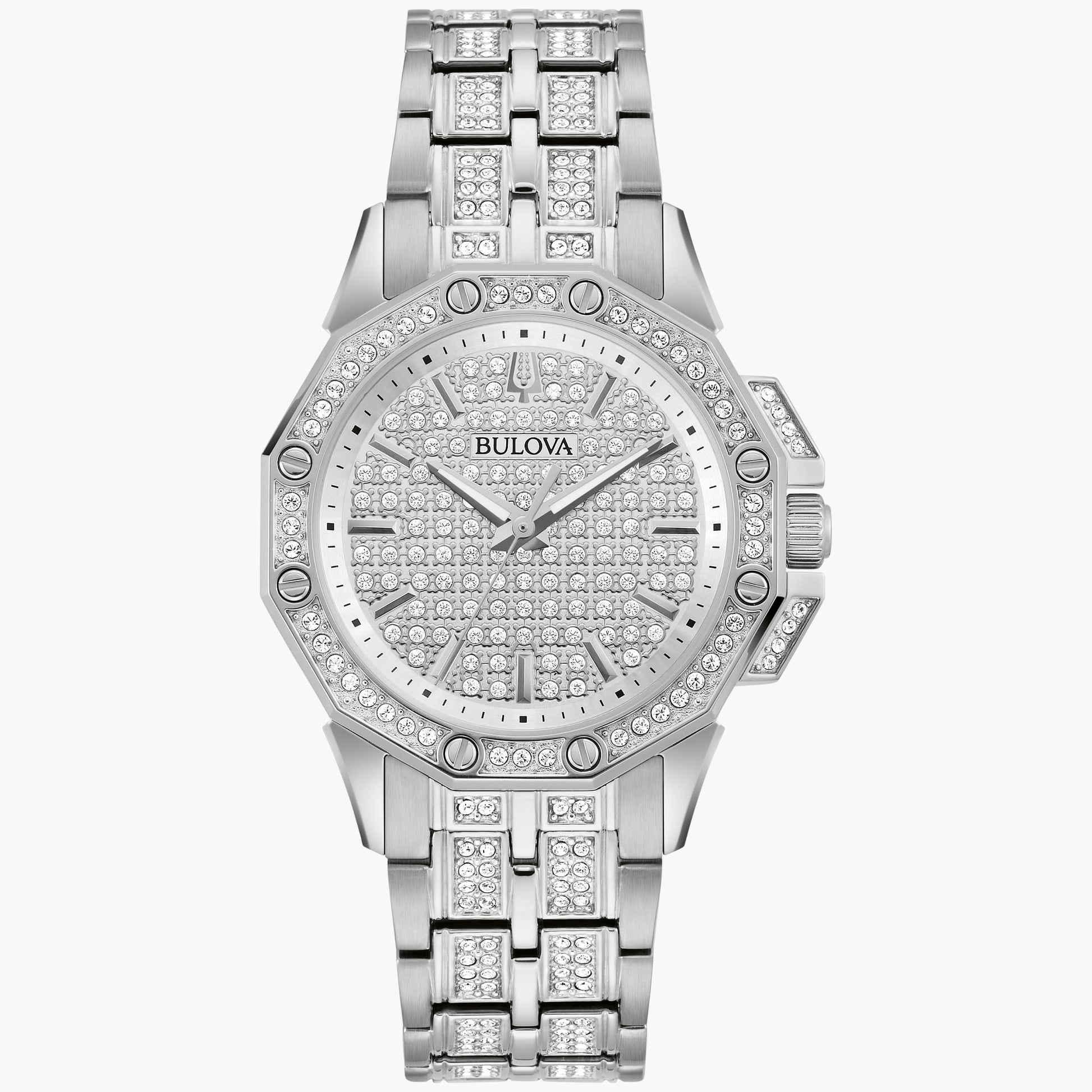 96L305 Reloj Bulova Octava de dama correa de metal
