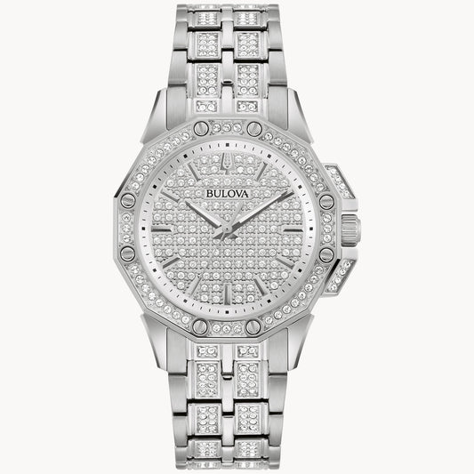 Bulova Octava de dama correa de metal – 96L305
