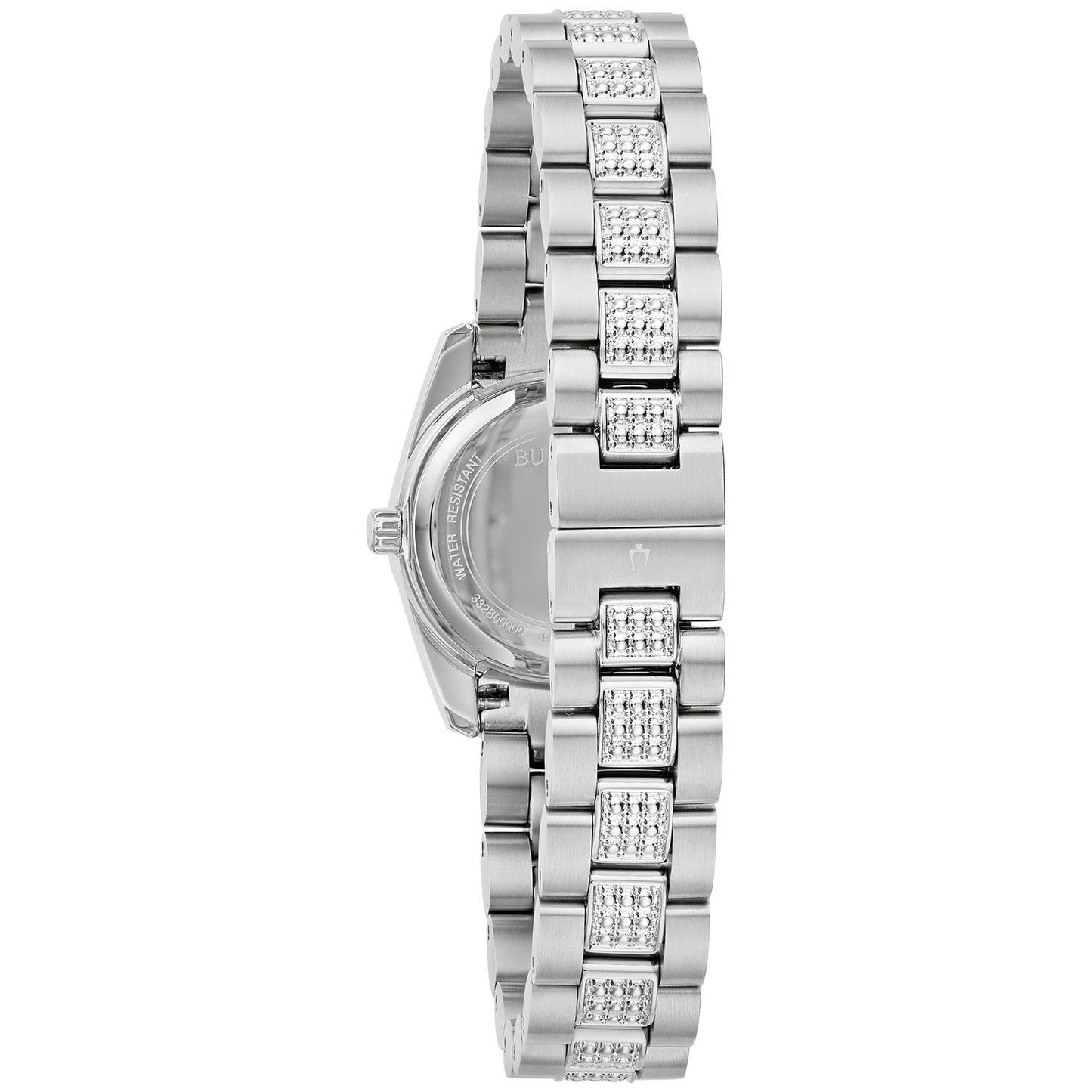 Bulova Crystal de señorita pulsera de metal – 96L313