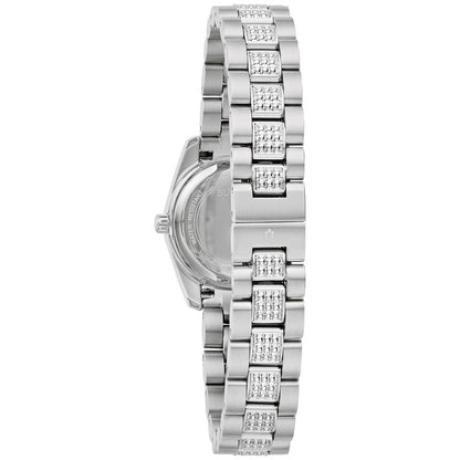 Bulova Crystal de señorita pulsera de metal – 96L313