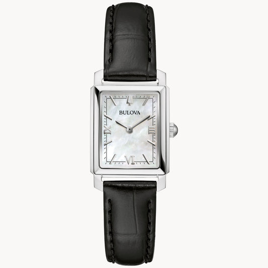 Bulova Sutton de mujer correa de cuero – 96L330
