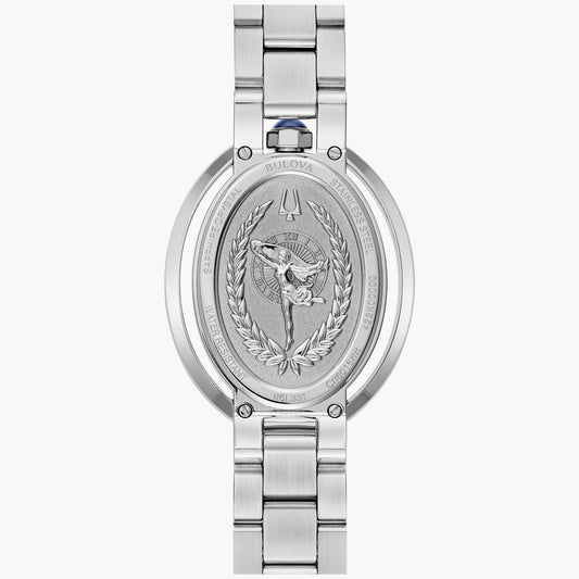 Bulova Rubaiyat de dama correa de metal – 96L331