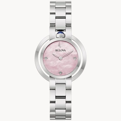 Bulova Rubaiyat de señorita correa de metal – 96L338