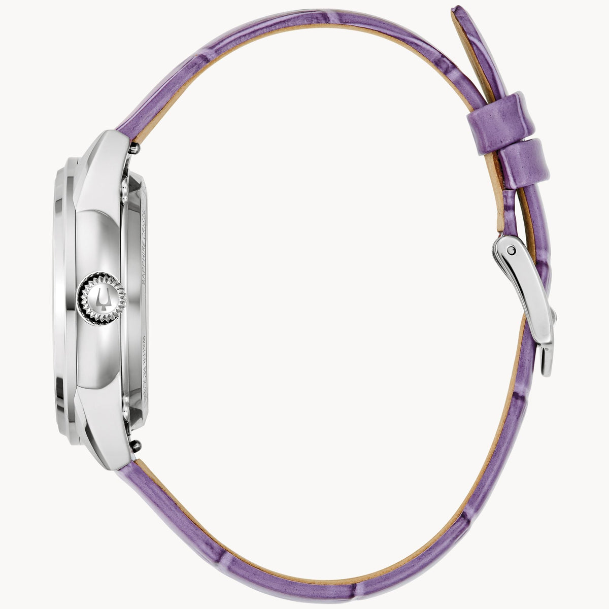 Bulova Sutton de dama correa de piel automático – 96L339
