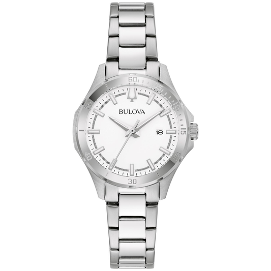 Bulova Corporate de dama pulsera de metal 30 mm – 96M167