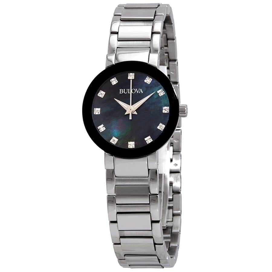 Bulova para Dama banda de metal – 96P172