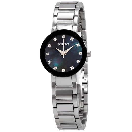 Bulova para Dama banda de metal – 96P172