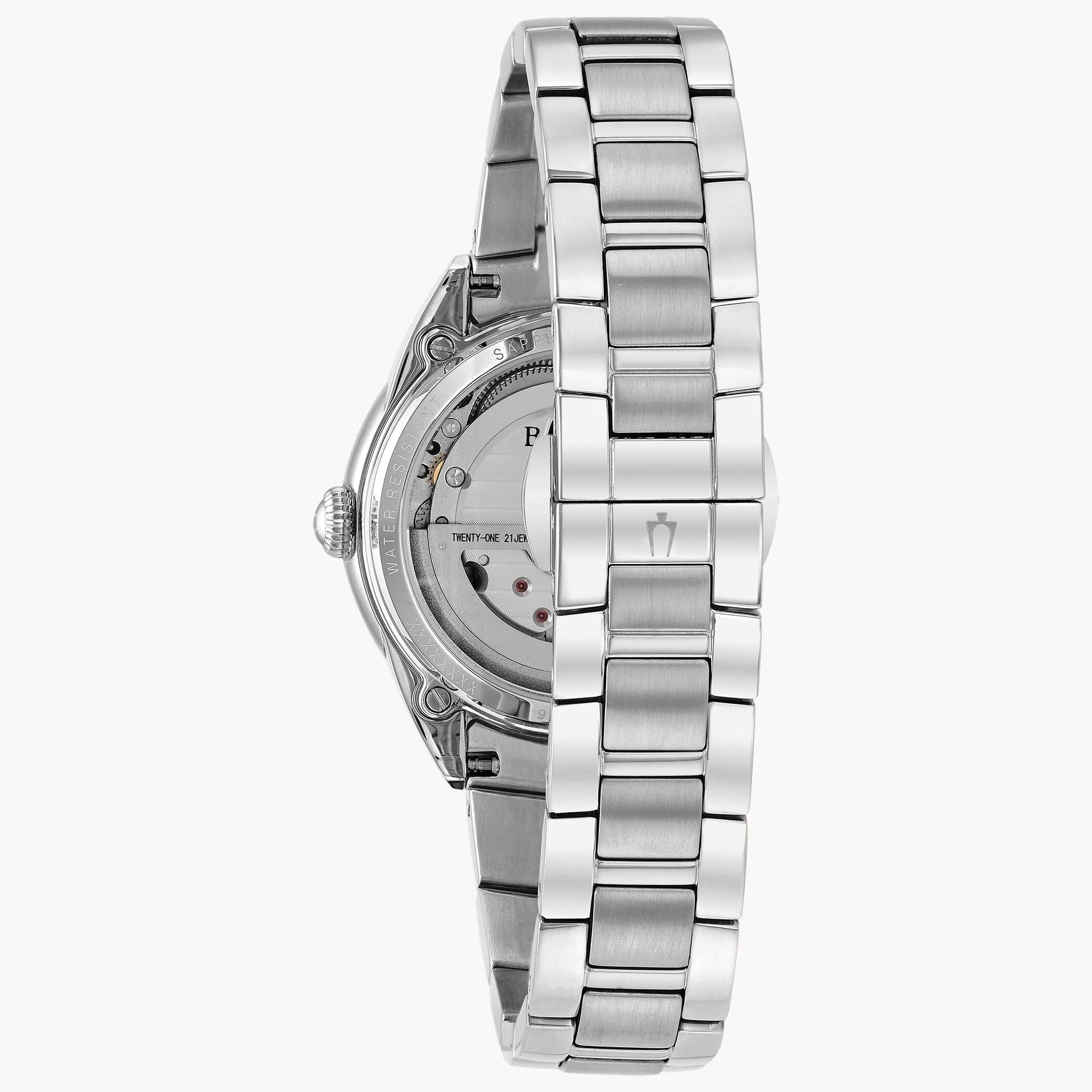 Bulova Sutton de dama correa de metal – 96P181
