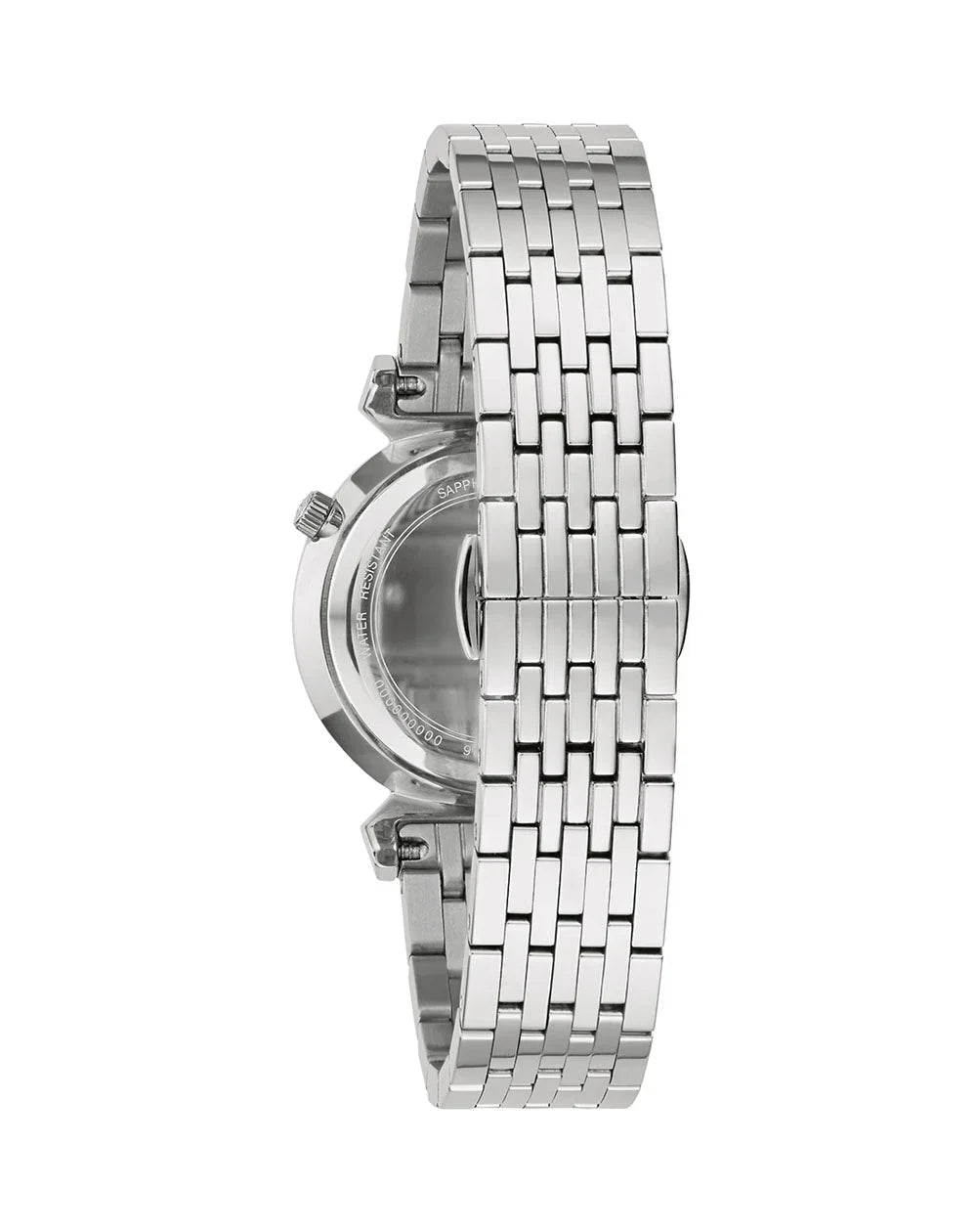 96P216 Reloj Bulova Regatta de dama pulsera de metal 30mm