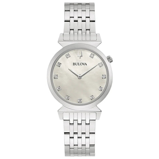 Bulova Regatta de dama pulsera de metal 30mm – 96P216
