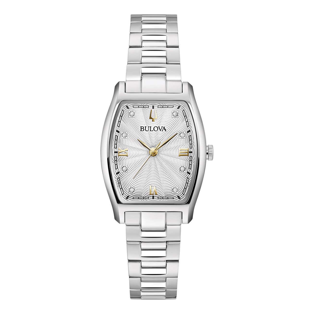 Bulova Diamond de señorita pulsera de metal 30 mm – 96P232