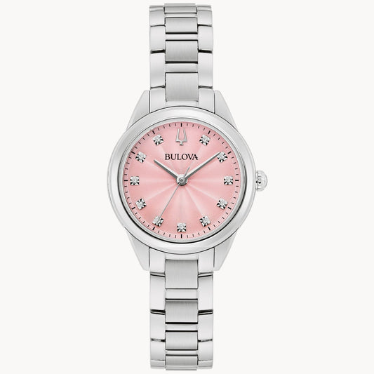 Bulova Sutton de dama pulsera de metal 28 mm – 96P249