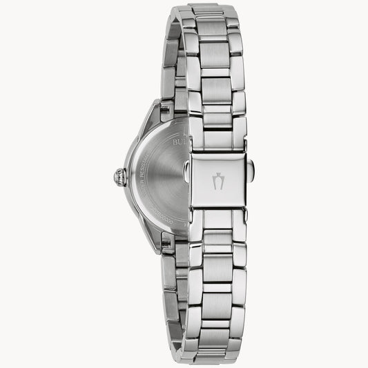 Bulova Sutton de mujer pulsera de metal 28 mm – 96P250