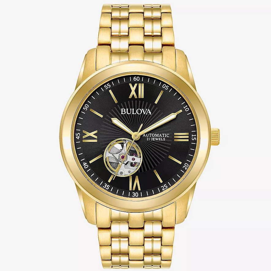 Bulova para Hombre correa de metal – 97A132