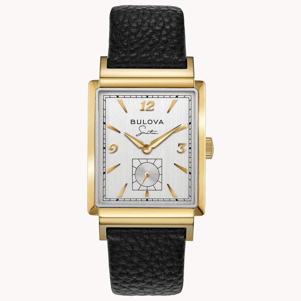 Bulova Frank Sinatra My Way de hombre banda de piel 30 mm – 97A158