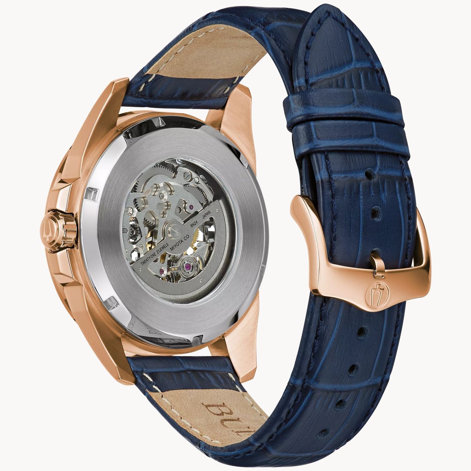 Bulova Sutton de hombre pulsera de cuero – 97A161