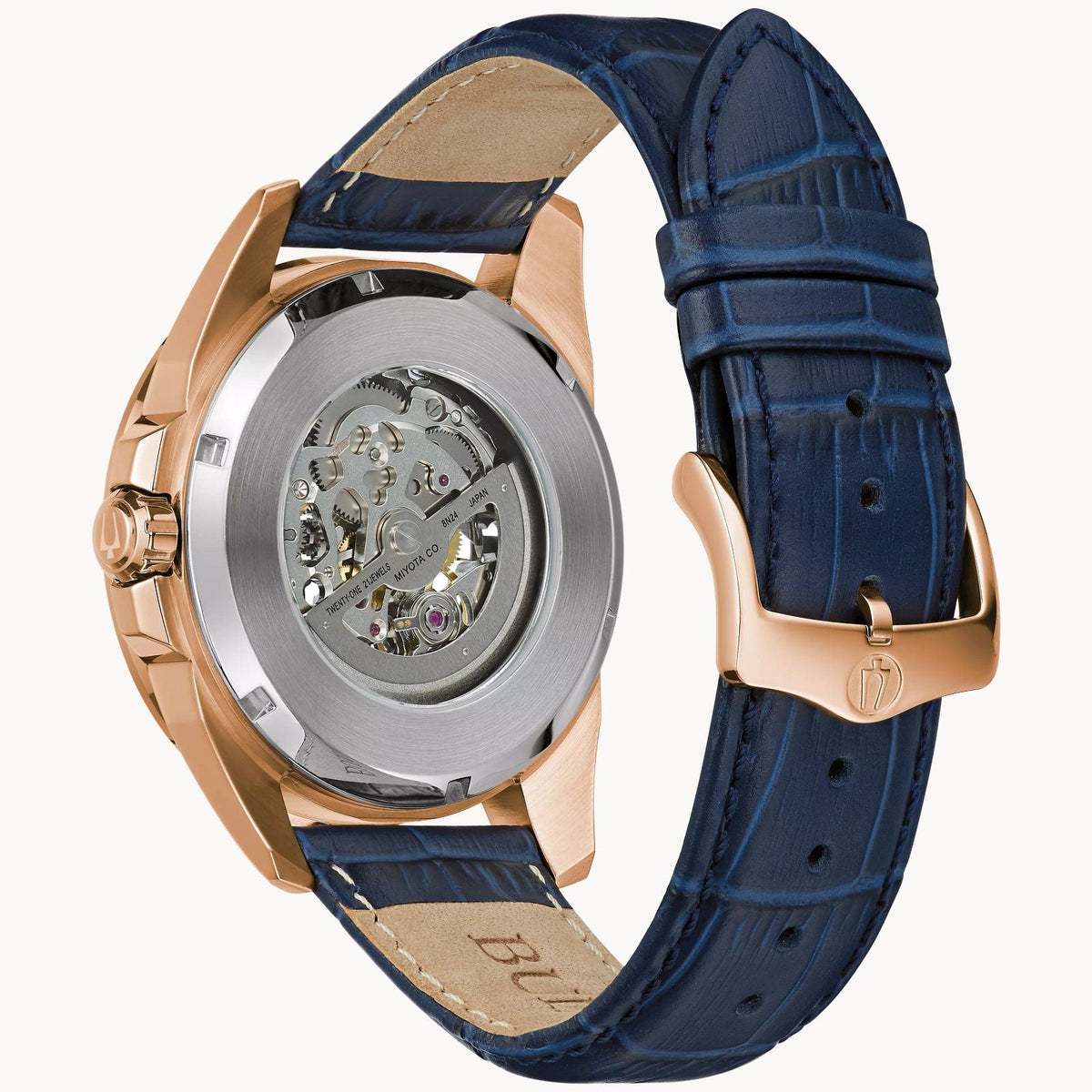 Bulova Sutton de hombre pulsera de cuero – 97A161