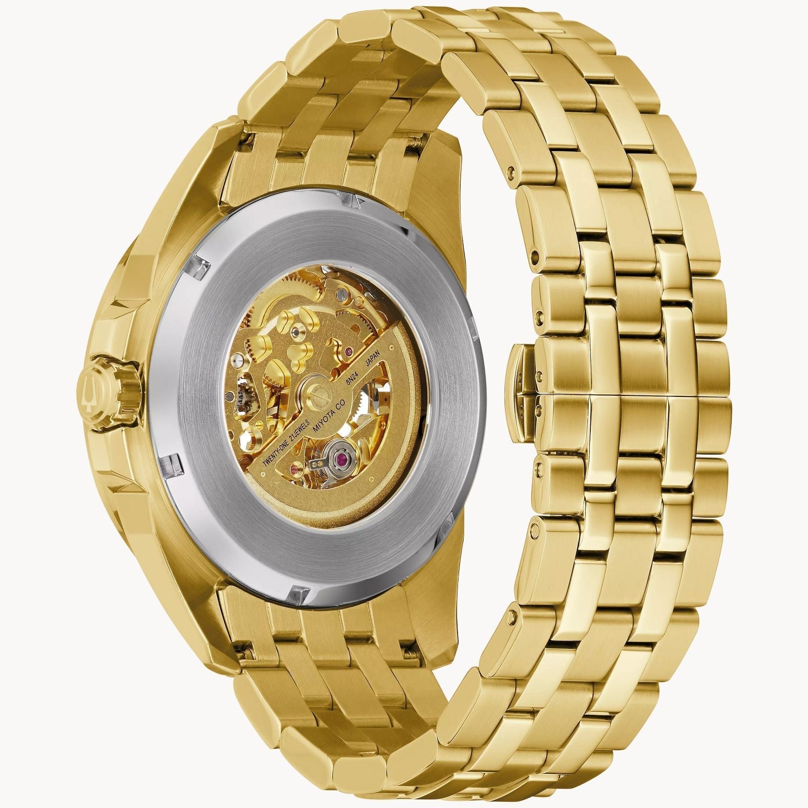 97A162 Reloj Bulova Sutton de caballero pulsera de metal 43 mm