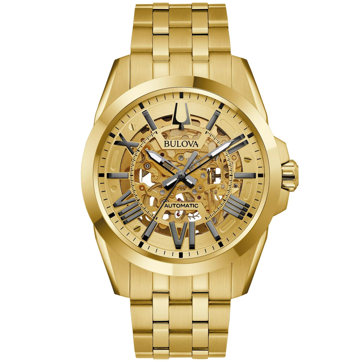 Bulova Sutton de caballero pulsera de metal 43 mm – 97A162