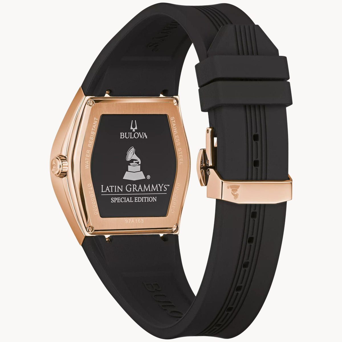 Bulova Gemini Latin Grammy de hombre correa de resina – 97A163