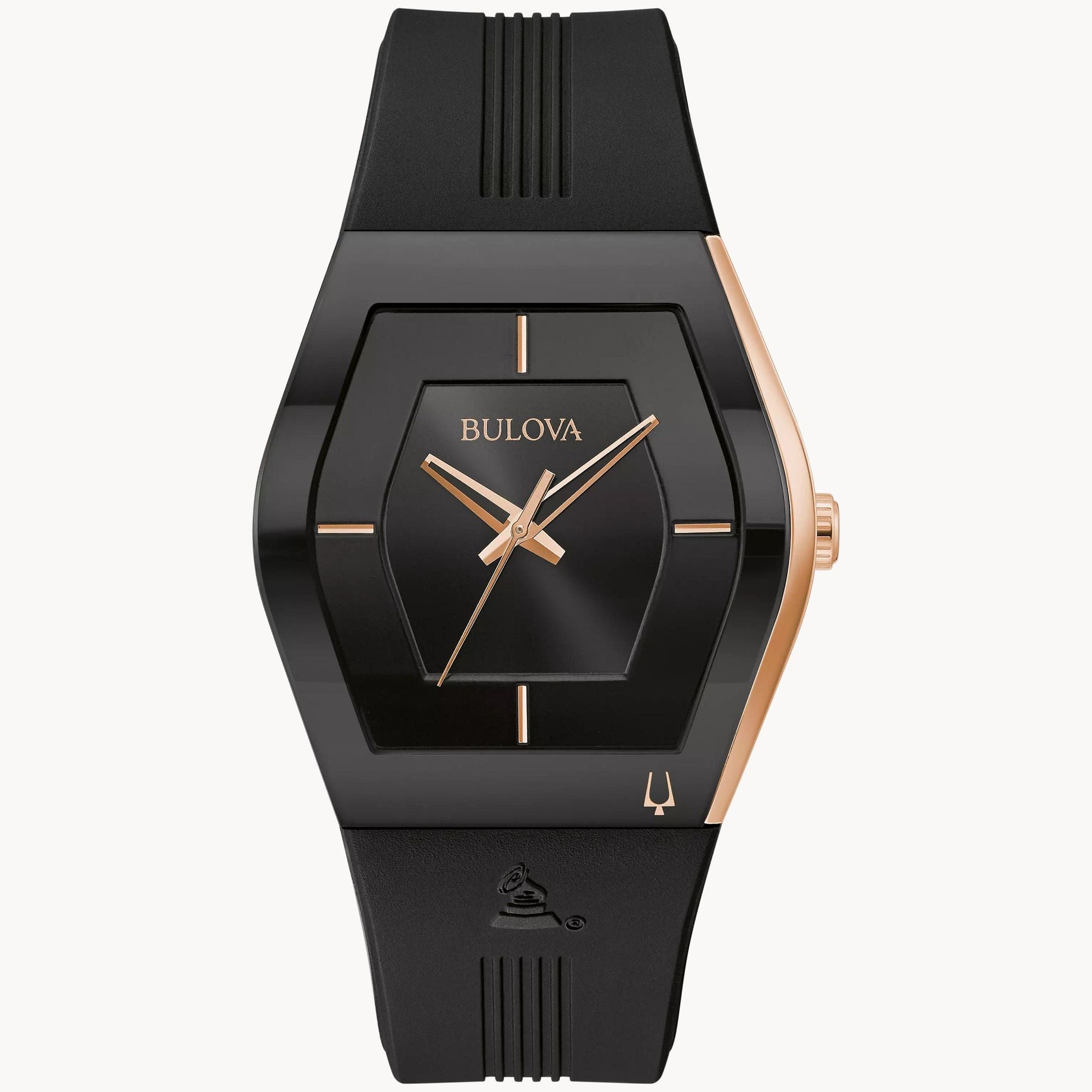 Bulova Gemini Latin Grammy de hombre correa de resina – 97A163