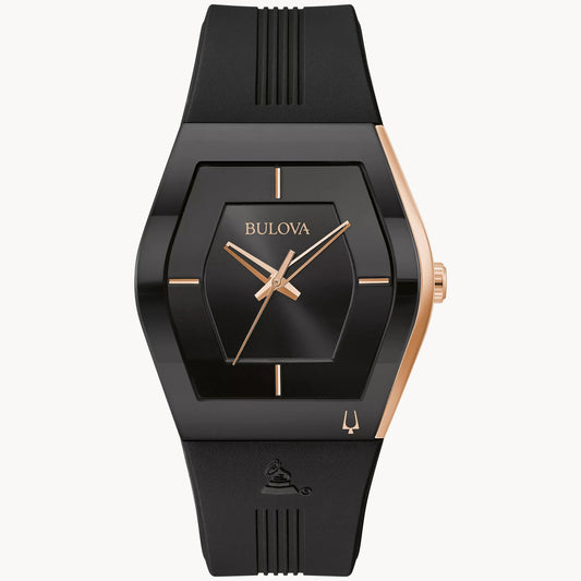 Bulova Gemini Latin Grammy de hombre correa de resina – 97A163
