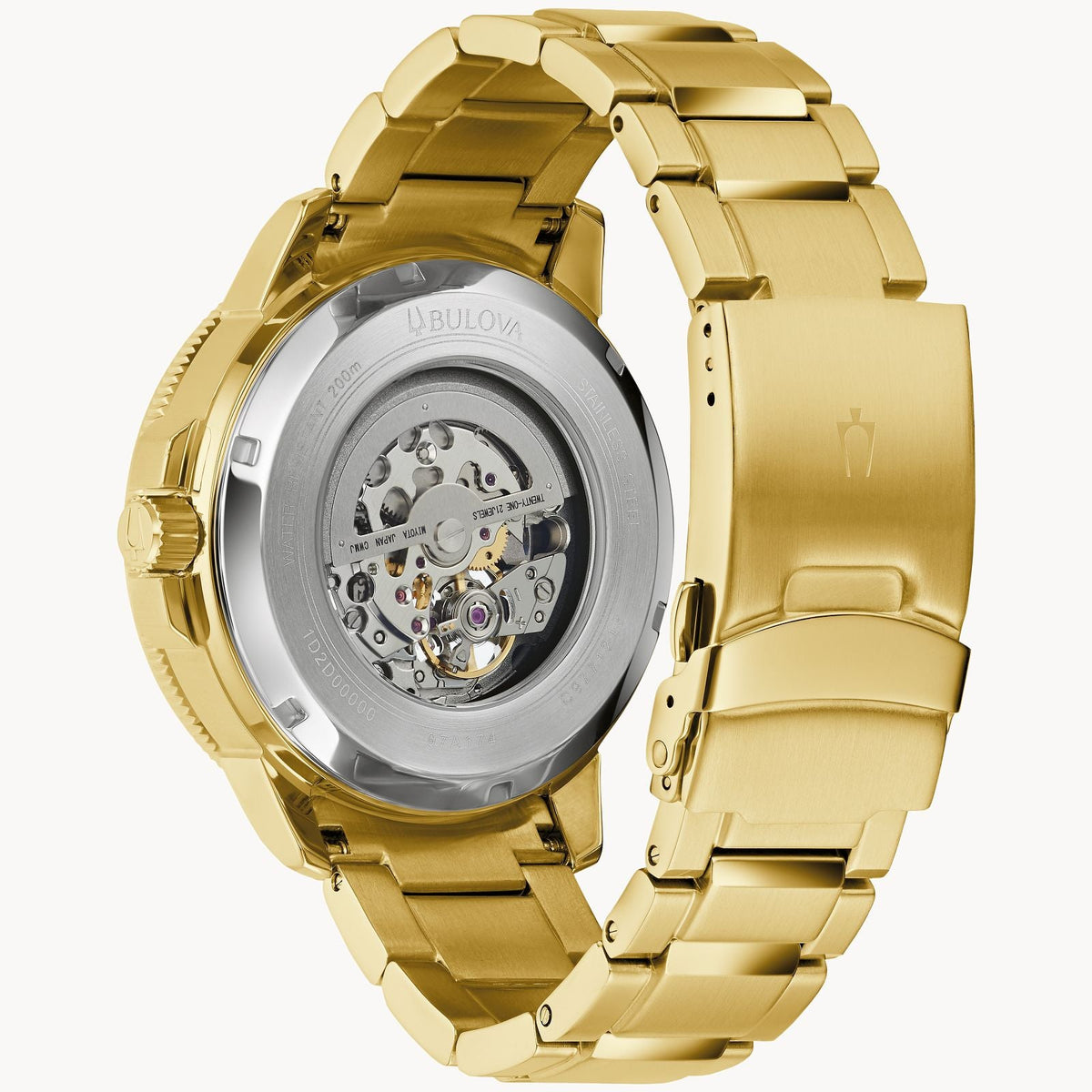 Bulova Marine Star de hombre pulsera de metal – 97A174