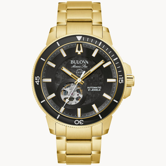 Bulova Marine Star de hombre pulsera de metal – 97A174