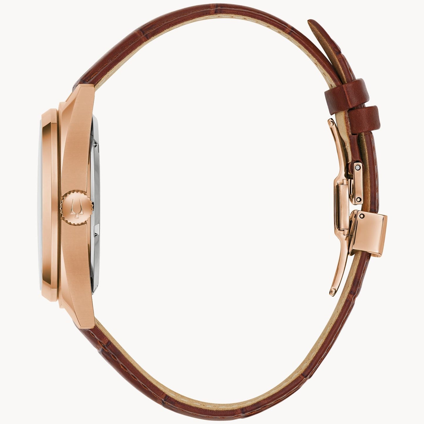 Bulova Surveyor de hombre pulsera de cuero 41mm – 97A175